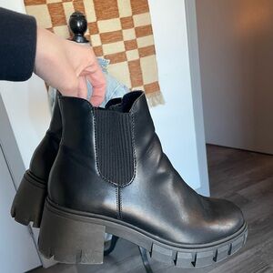 MADDEN GIRL black Chunky Ankle Boots